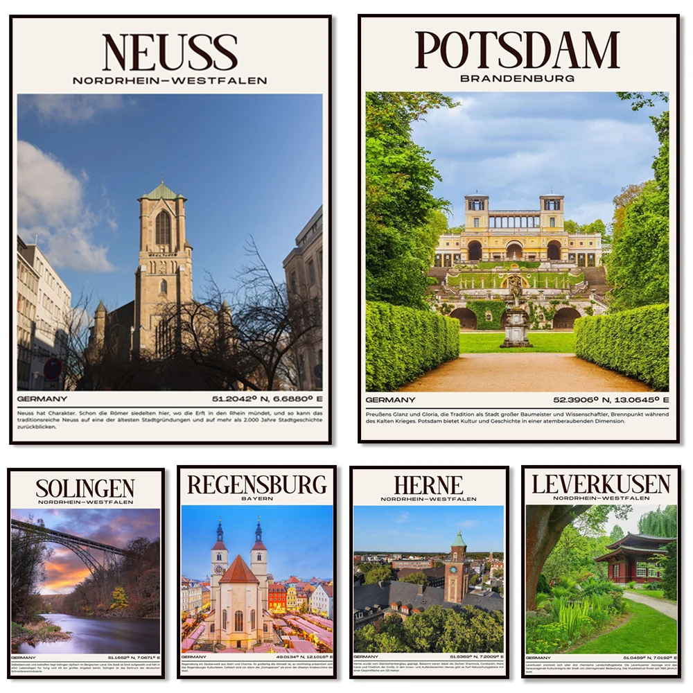 

Regensburg, Neuss, Herne, Heidelberg, Solingen, Osnabrück, Leverkusen, Oldenburg, Potsdam, Ludwigshafen, Paderborn city posters