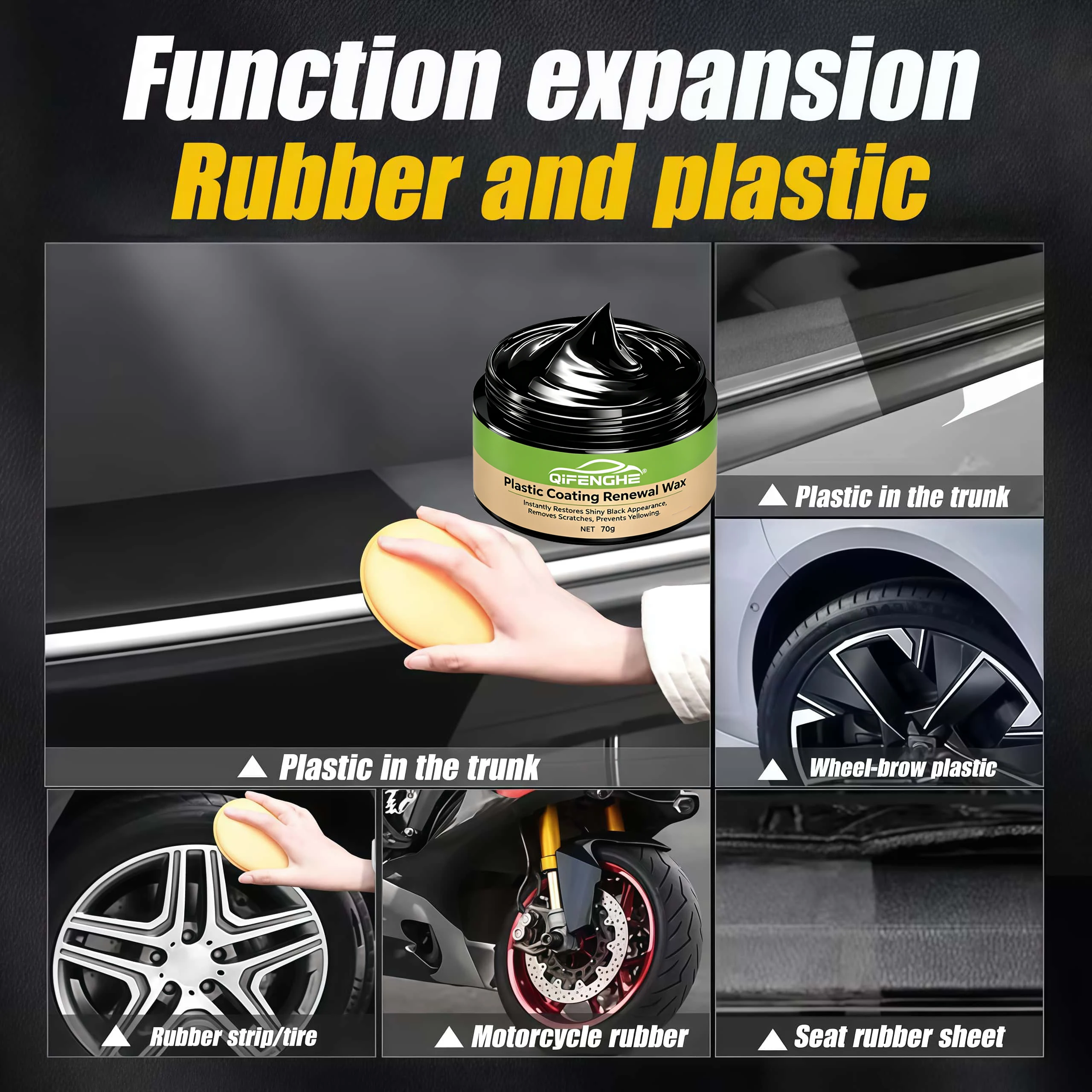 Car Plastic Trim Restore Wax 7 - огляд і ціна Trim Restorer Plastic