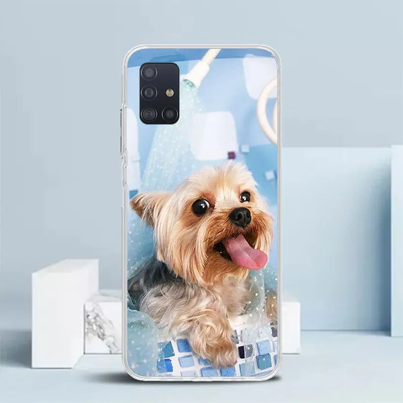 Yorkshire Terrier Dog Puppy Phone Case For Samsung Galaxy A51 A50S A41 A40 A31 A30S A21S A20S A20E A11 A10S A71 A70 A6 A7 A8 A9