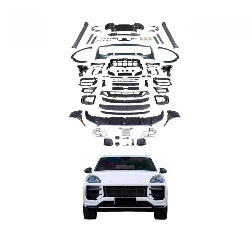 

For Suitable 'Porsche Cayenne 18-23 Models 9Y0.1 Old to New 2024 Turbo GT Surround Kit