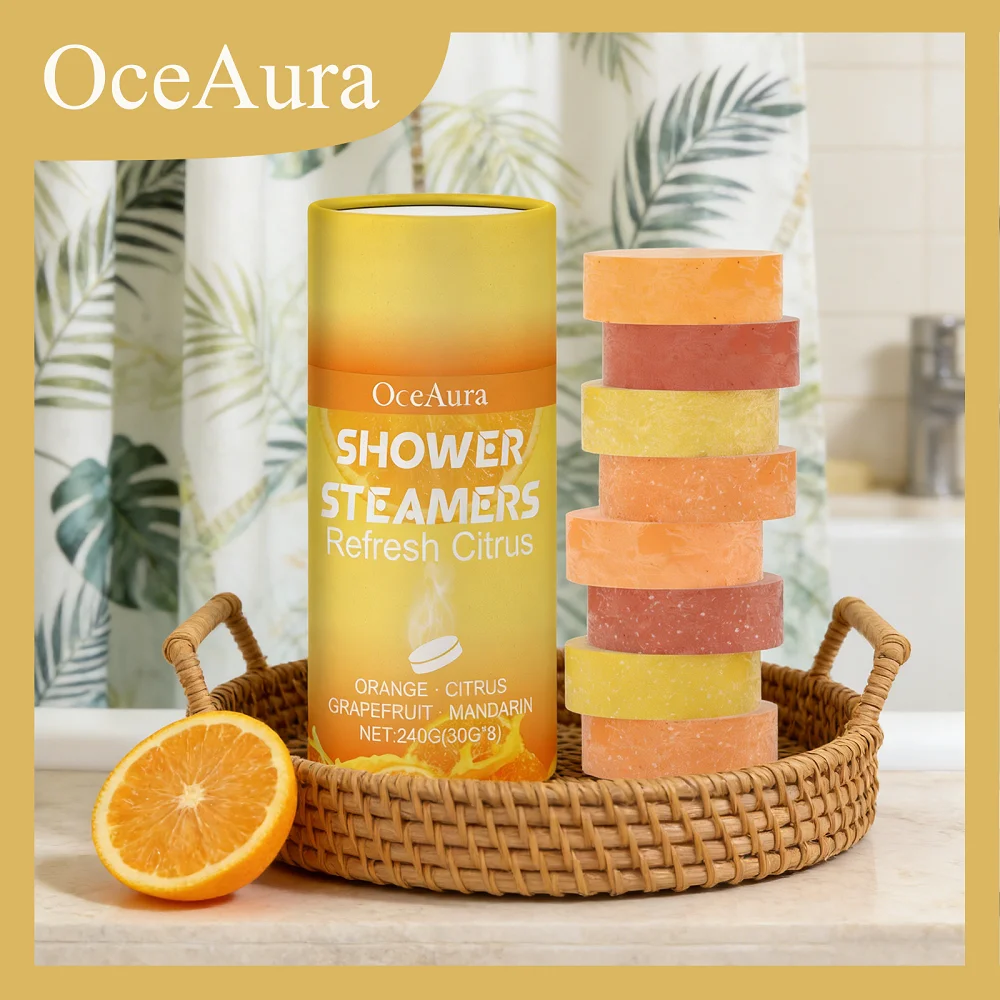 

OCEAURA 240G Shower Steamers Fresh Fragrance Relieve Fatigue Delight The Body And Mind Lasting Freshness Shower Aromatherapy Tab