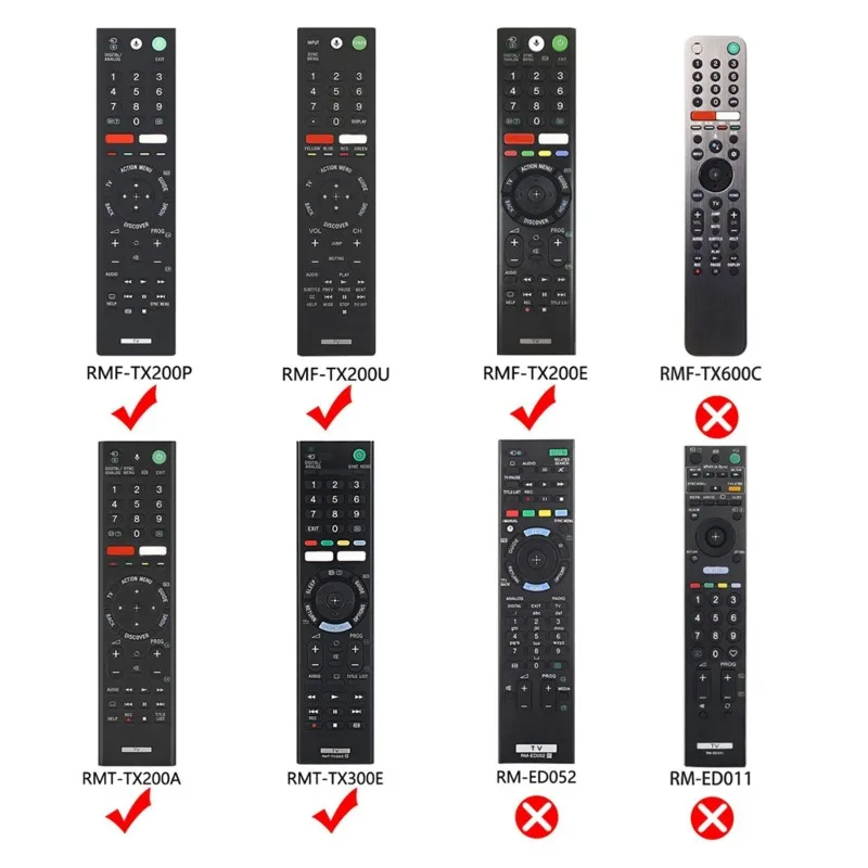 [LXYA68Z!] Silicone Protective Cover For Sony TV Remote Controls - Shockproof For Sony RM-ED050 RMT-TX200C/TX102U