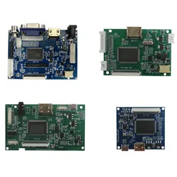 LCD TTL LVDS denetleyici kurulu HDMI VGA 2AV AT070TN90 için 50 Pin 92 94 800*480 destek otomatik ahududu Pi sürücü panosu