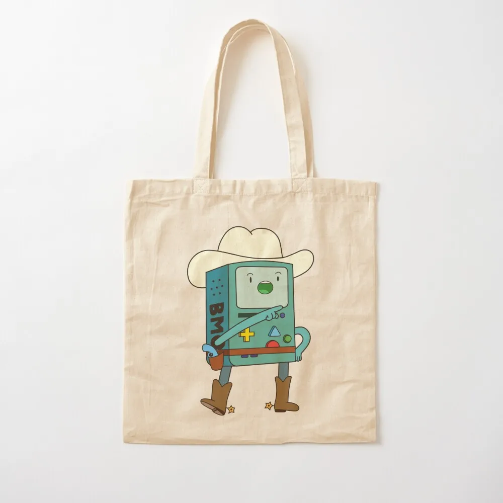 

BMO Cowboy Tote Bag shopper bags for women tote bags aesthetic bags woman 2025 Canvas Canvas Tote Bag