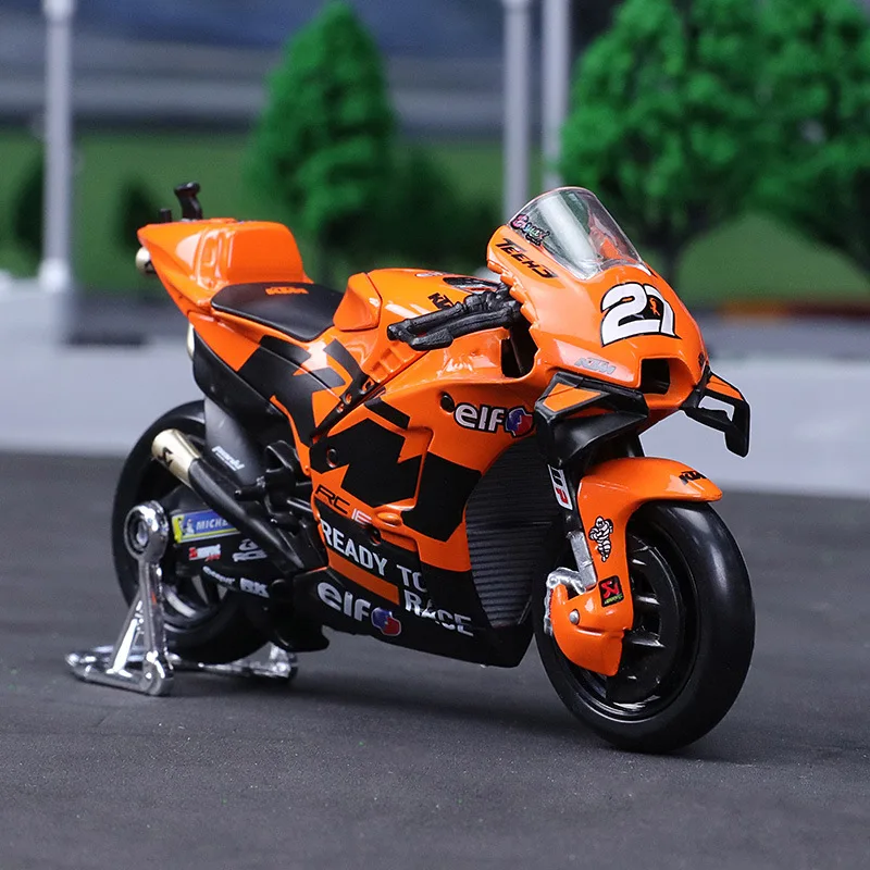 Maisto 1:18 2022 Yamaha Factory Racing Team Alloy Motorcycle Model #20 Fabio Quartararo #21 Franco Morbidelli Static Diecast Toy