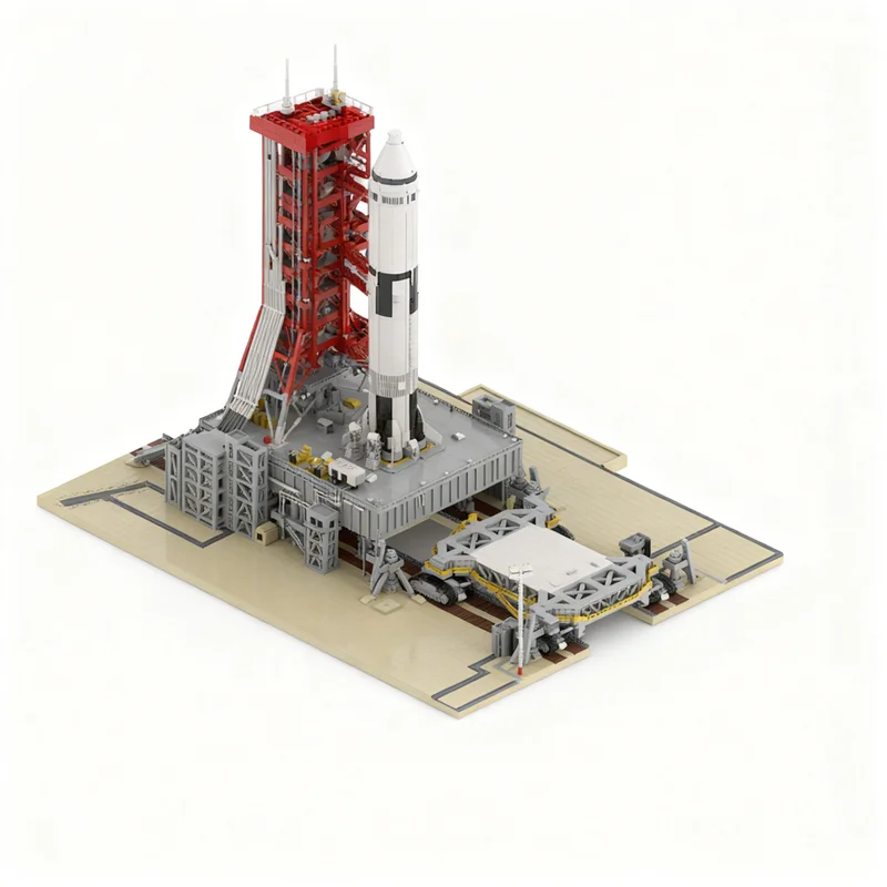 8928pcs MOC Space Launch Complex 39 - Medium Version Model Building Blocks Christmas Gift Toys Architecture Display Collection