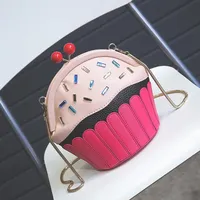 Fashion Cakes Modeling Diamond Party Casual Purse Ladies Chain Shoulder Bag Handbag Crossbody Mini Messenger Bag Flap