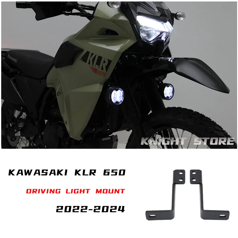 

Suitable for Kawasaki KLR 650 modified running light bracket 2022, 2023, 2024 KLR 650 fog light bracket