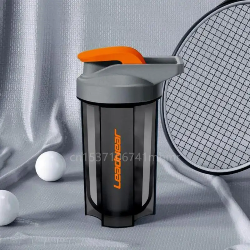 Outdoor Tragbare Sport Shaker Flasche Protein Pulver Shaker Tasse Auslaufsichere Wasser Flasche Für Gym Fitness Training Trinken Flasche