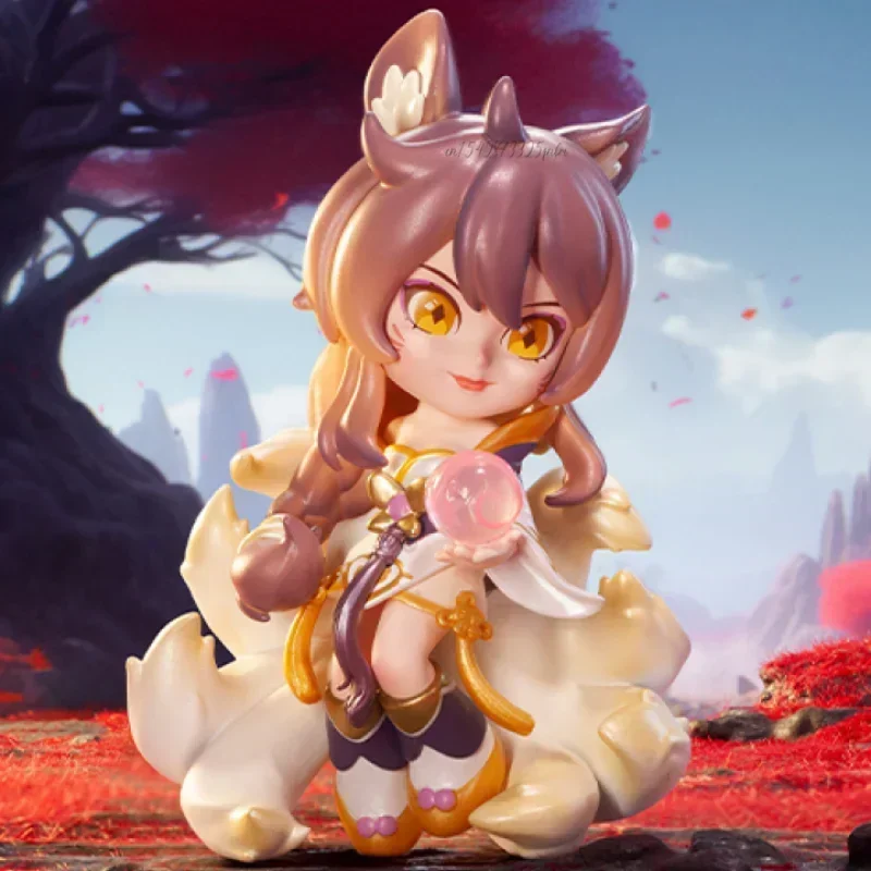 

POP MART The League of Legends Классическая серия персонажей Слепая коробка Игрушки Kawaii Аниме Фигурка Caixa Caja Surpris Mystery Box