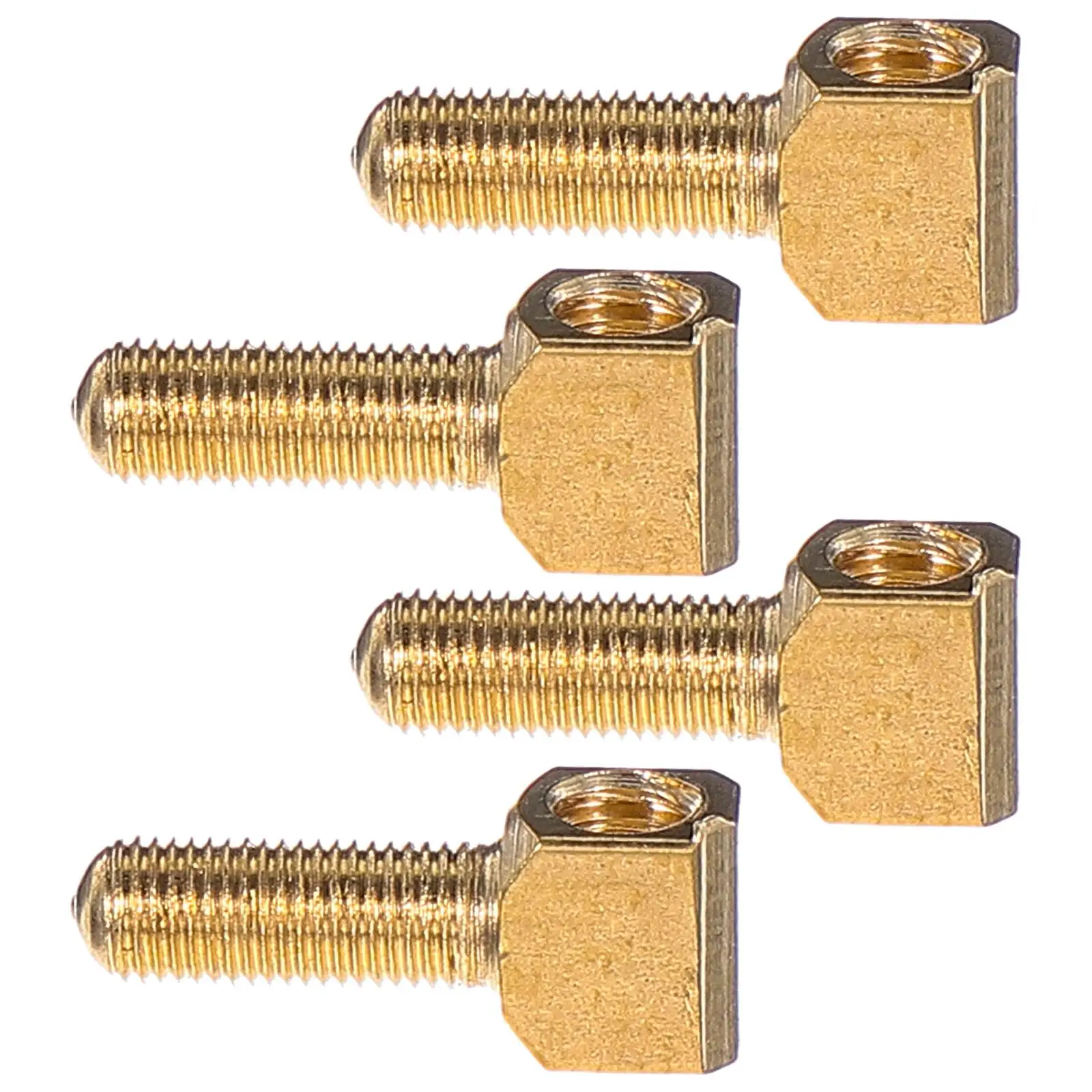 

4pcs Violin Bow Screw Accessories Yellow Nut Replacement Parts for Violin Cello Bow Frog String Instrument Fittings Viola Rod