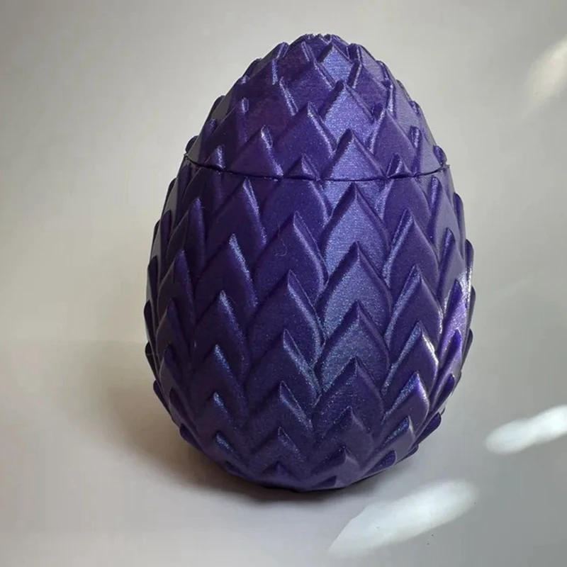 3D Printed Dragon Egg,Dragon Eggs With Dragon Inside,Crystal Dragon Fidget Toys,Articulated Dragon Dragon In Egg