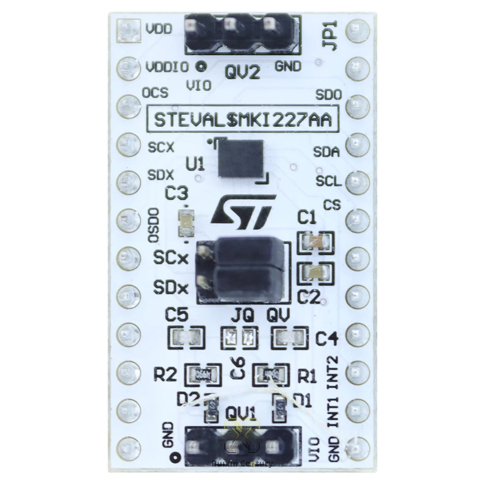 FOR ST STEVAL-MKI227KA DIL24 LSM6DSV16X 6-Axis IMU Sensor Adapter Board Accelerometer Gyroscope ±16g ±4000dps Qvar I2C SPI view 2