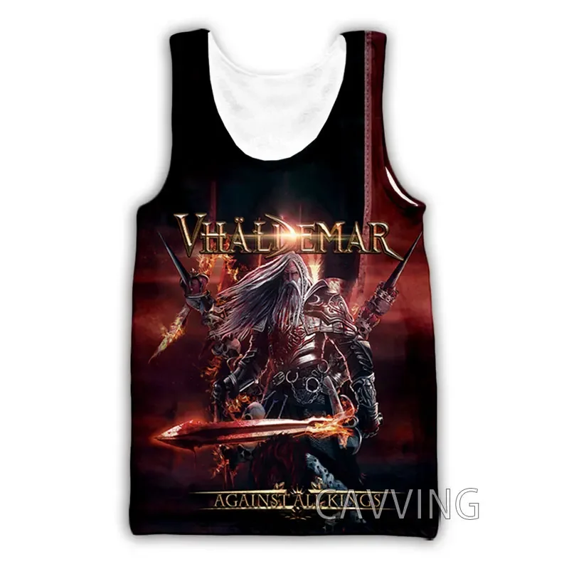 CAVVING 3D Printed  Vhäldemar Band  Tank Tops Harajuku Vest  Summer Undershirt Shirts Streetwear for Men/women