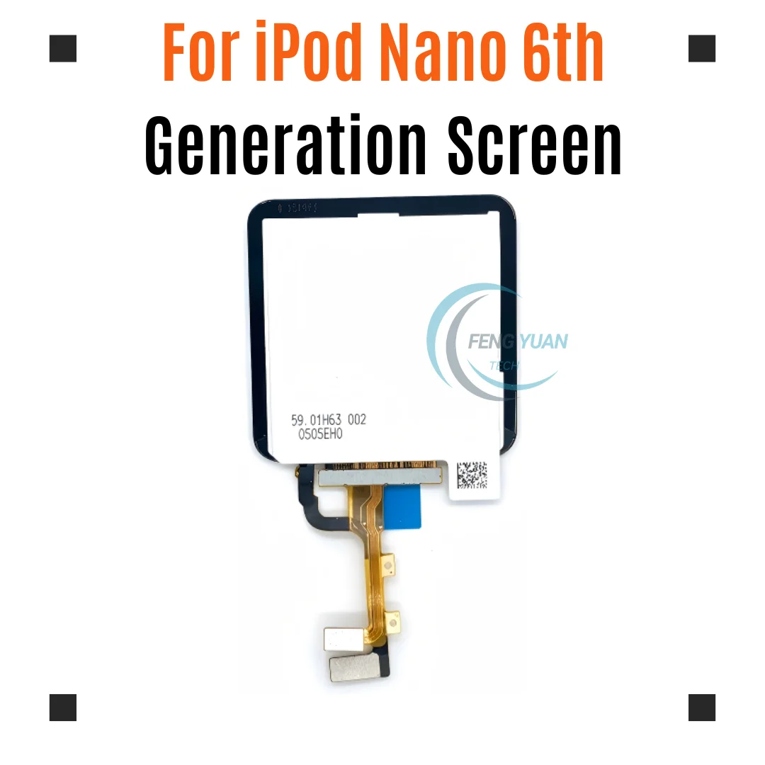 For iPod Nano 6th Generation LCD Screen Display Touch Digitizer Replacement AMOLED Full Assembly