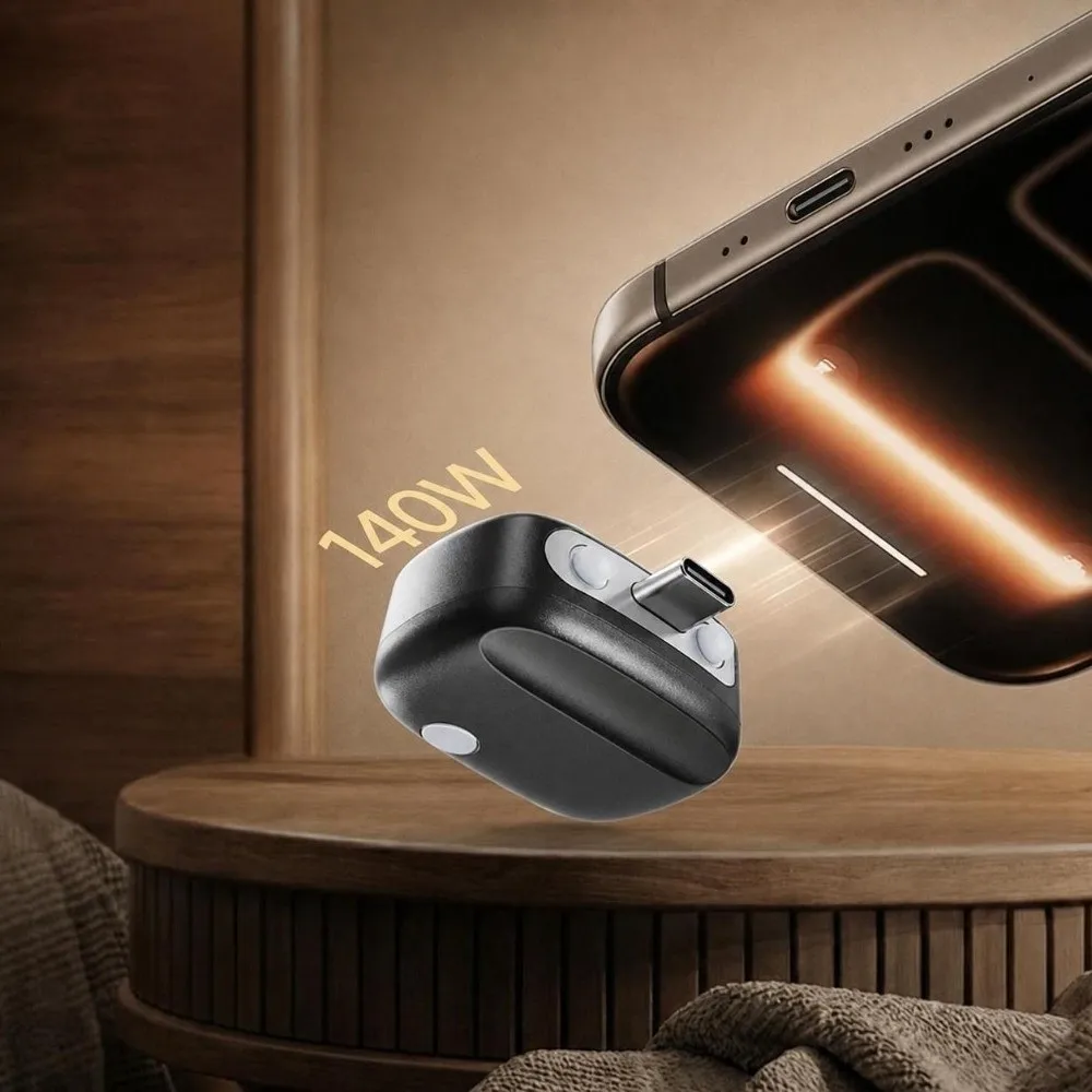 140W Smart Auto Eject Charger Auto-Disconnect Battery Protection Full Charge Separator Protector Type-C