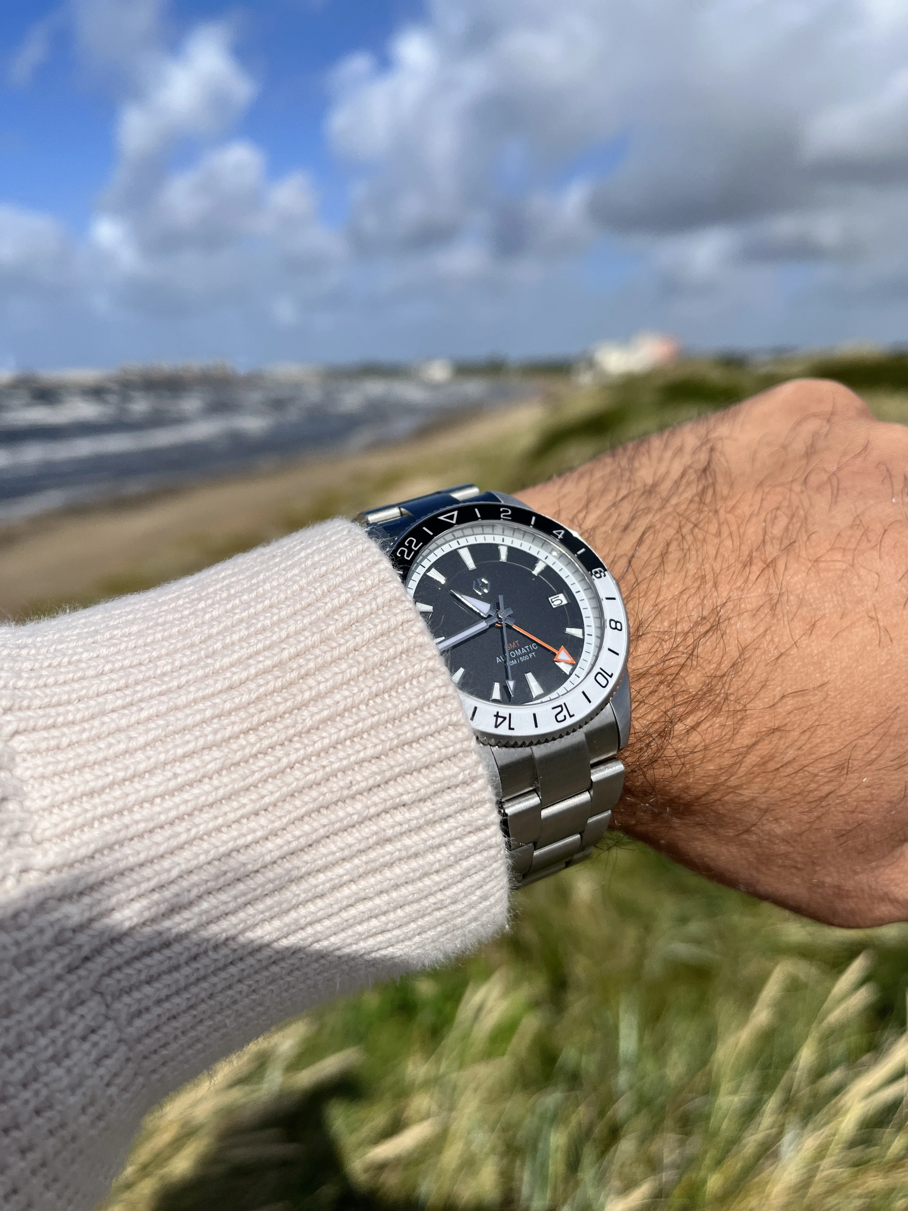 NEW 9007 Men's Automatic Watch Men's Super Luminous Bezel Mechanical Watch 150 Meters Waterproof Diving
