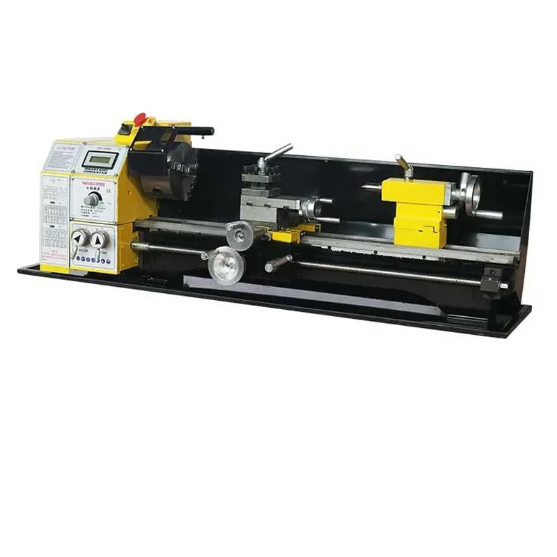 180/210V Lathe Home Small Ordinary 0618 Mini DIY Manual High Precision Metal Outer Circle Small Lathe