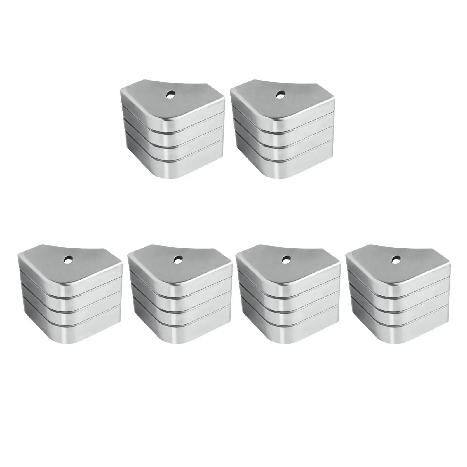 

Pontoon Boat Corner Caps Aluminum Boat Accessories for 90 Rounded Corners, Not 90 Right Angles Deck Corner Protection Caps