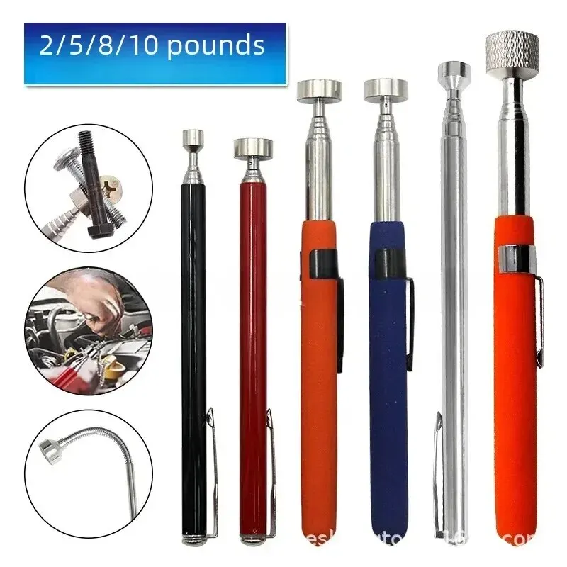 Portable  Extendable Pick- Tool Clip Strap Iron Absorption Rod Absorption Stick Retriever  Tool Accessories