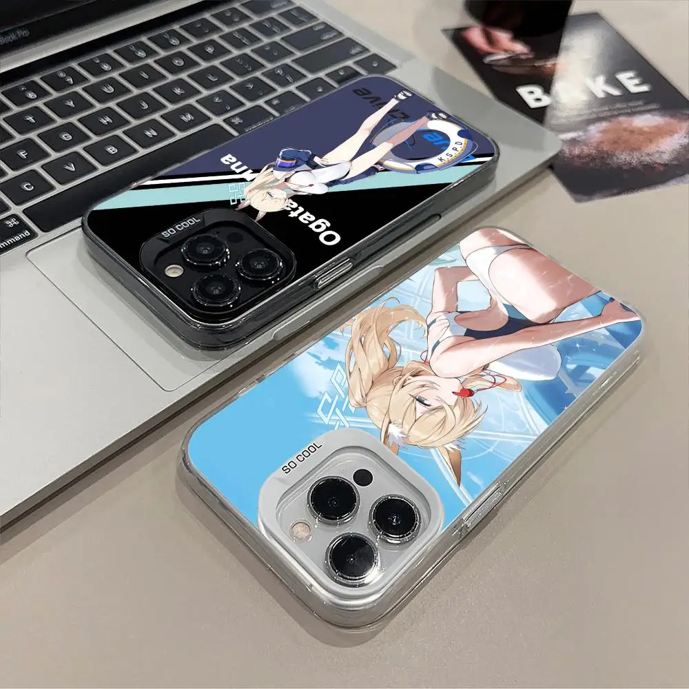 

Blue Archive Ogata Kanna Phone Case for iPhone 17 16 15 14 13 12 11 X XR XS Air Pro Max Plus Black Colorful Silver Cover