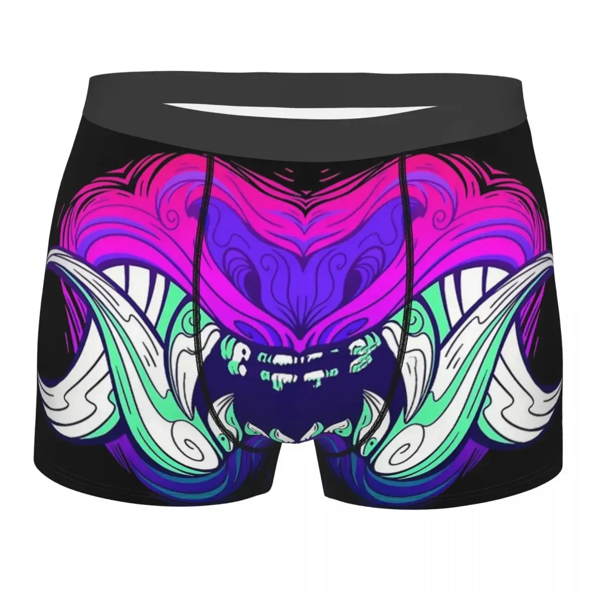 

Oni Tiger Demon Men Underwear Japan Japanese Demon Boxer Briefs Shorts Panties Funny Polyester Underpants for Male