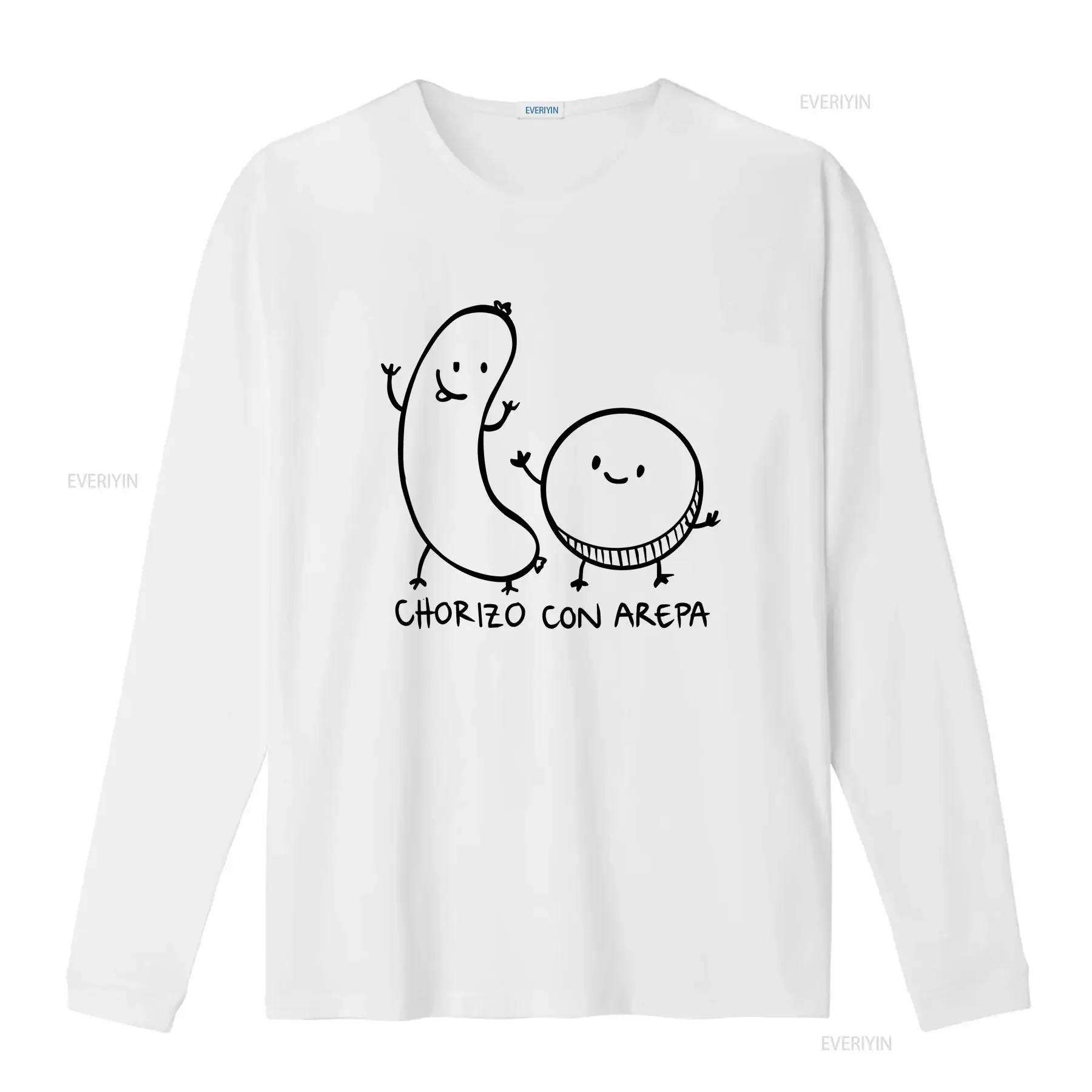 Original Chorizo con Arepa T shirt Perfect gift for Colombians living in the United States Colombia Father Idea vintage Washed