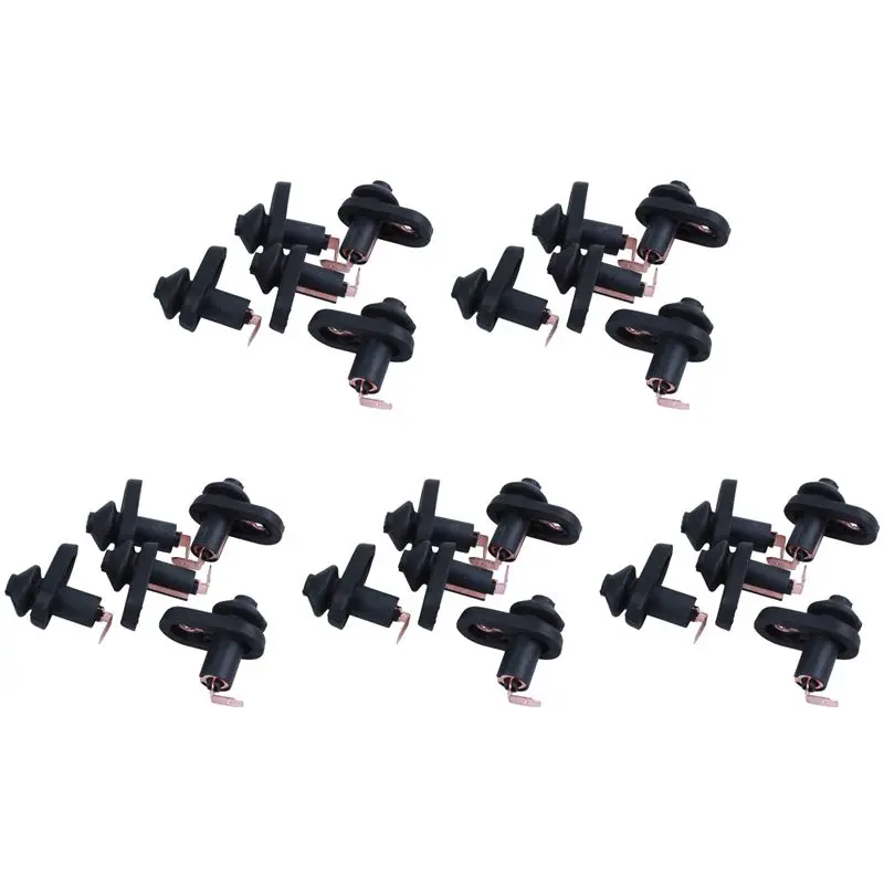 Y42A-25 Pieces Black Door Lamp Light Switch Mounting For Car