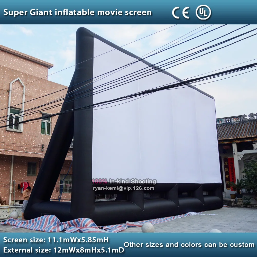 giant 12m inflatable movie screen outdoor inflatable movie screen large inflatable screen