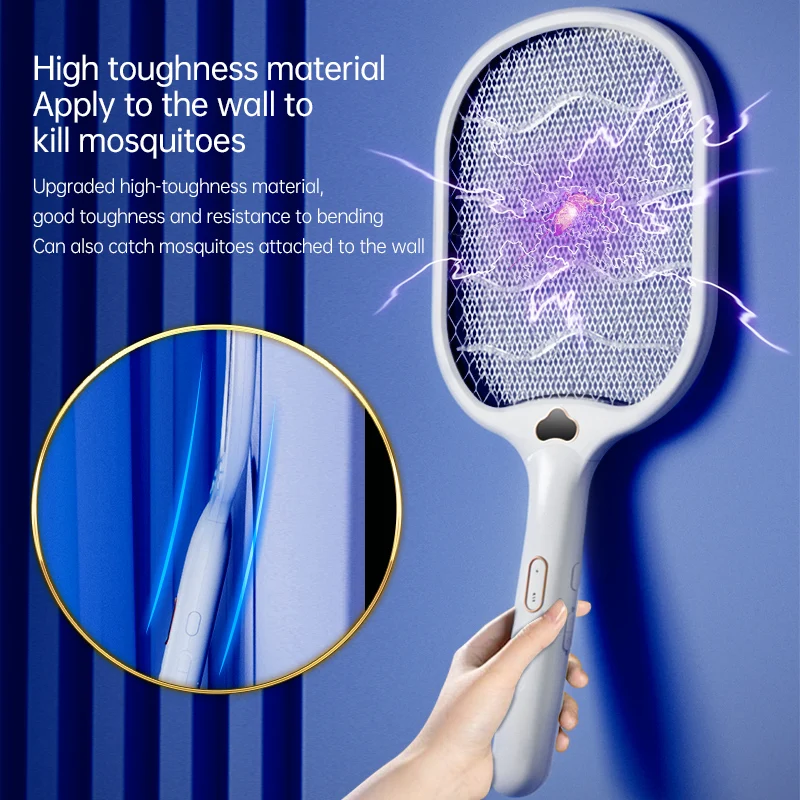 Zapzone fly trap Electric Bug Zapper Electric Fly Swatter Racket USB charging Mosquito Swatter Insect Killer indoor & outdoor