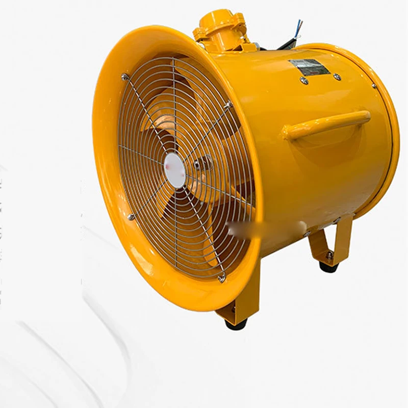مروحة تدفق محورية مقاومة للانفجار، 12 بوصة 220 فولت 550 وات 2800 دورة في الدقيقة، تستخدم لتهوية صناعة الزيت المكتبي والصناعة الكيميائية #5