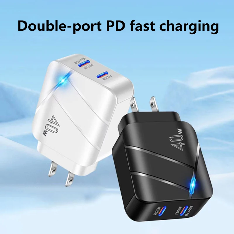 Xiaomi 40W PD USB C Charger Quick Charge QC 3.0 Wall Charger Adapter For iPhone 14 13 Samsung Xiaomi USB Charger Fast Charging