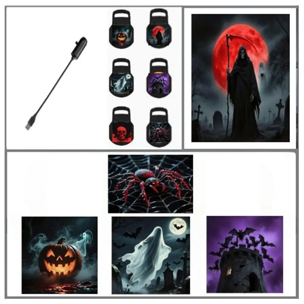 5V USB Powered LED Halloween Lampe Projektor Lampe LED Licht LED Licht Projektor Decke Projektion Atmosphäre Erstellung