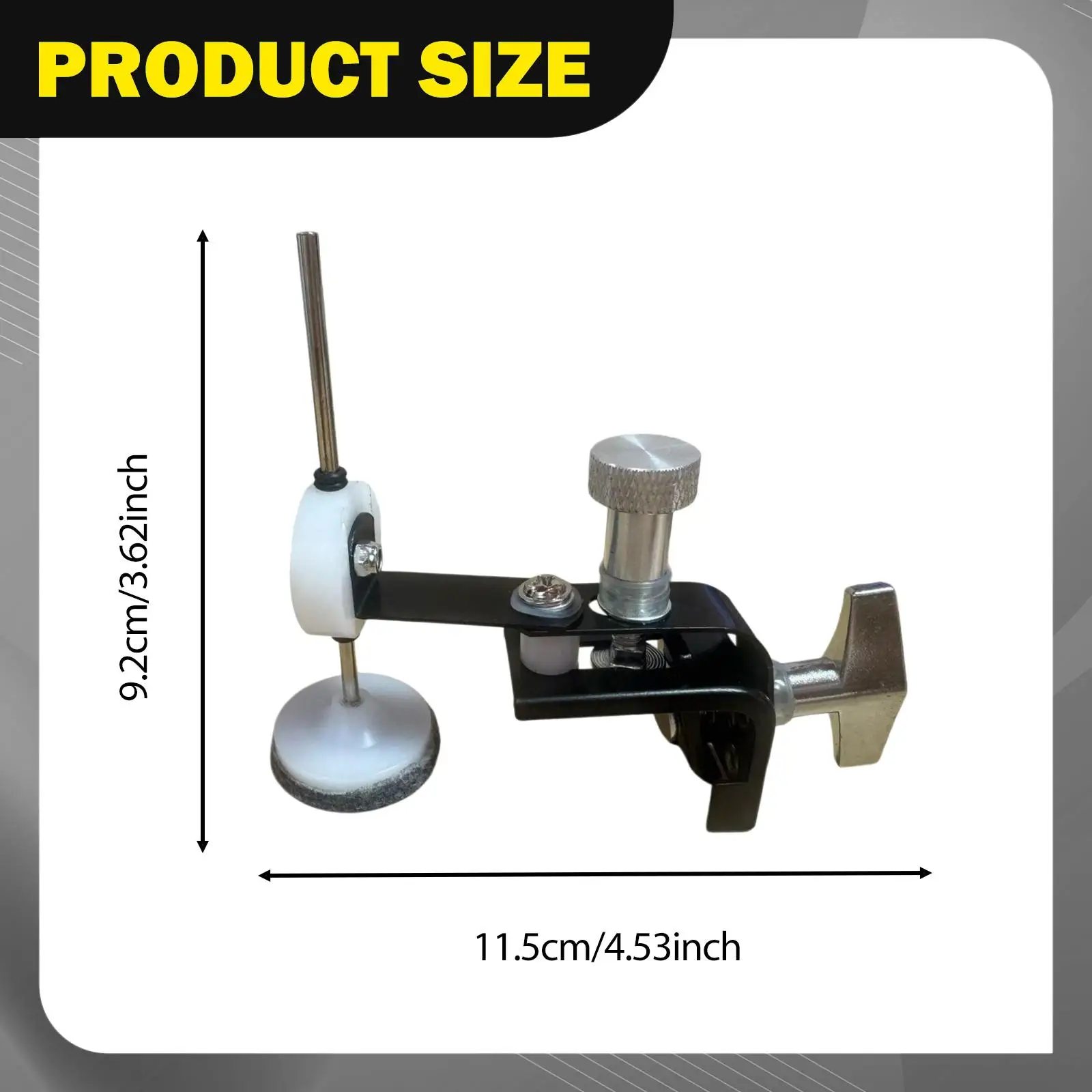 

Drum Dampener Drum Mute Pad Percussion Accessory External Clamp for Snare Drum Soundproof Practice