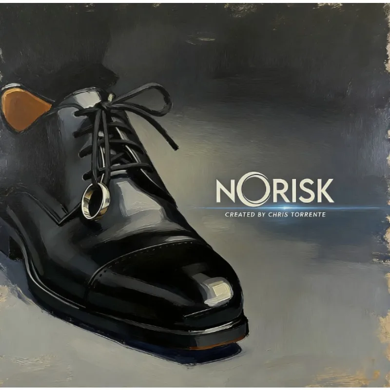 Chris Torrente Norisk Magic Tricks Borrowed Ring Vanishes and Appearing on Shoelace Ring Flight Magia Close-up Gimmicks Props