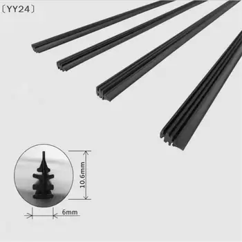 〔YY24〕2 ks silikonových náhradních pásků do stěračů 26 palců, univerzální bezrámové náhradní pásky do stěračů, autopříslušenství 10 nejlepší prodej gumová role stěračů čelního skla - №8