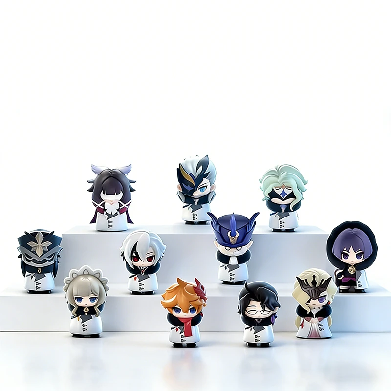 Caja Misteriosa de la Serie Fatui Harbinger de Genshin Impact, Adorno de Escritorio, Figura de Anime Coleccionable, Juguete Mihoyo, Producto Original