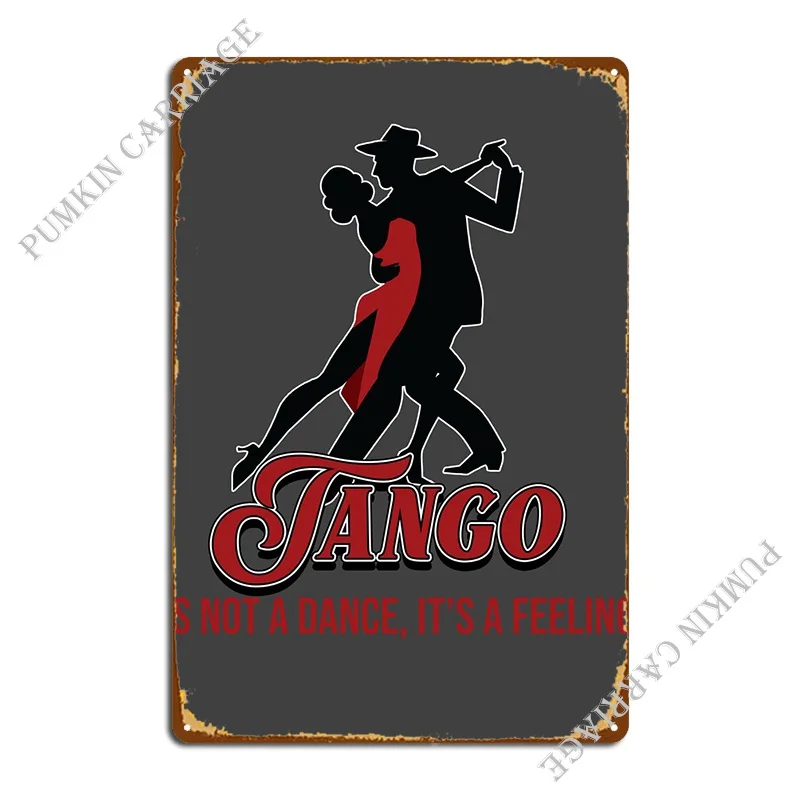 Tango Dancer Cuba Metal Sign Mural Garage Cinema Create Party Plates Tin Sign Poster