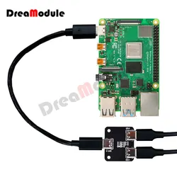 Type-C Interface Power Splitter Suitable For Raspberry Pi 4 Development Board USB 1 to 2 Module 3 interfaces  Power Splitter