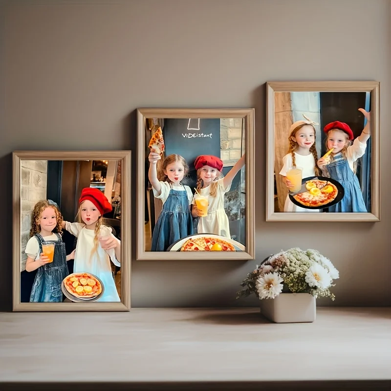 3pcs/set Custom Canvas Printing Personalized Photo Suitable for Family Life Pets Scenery Couple Weddings Home Decor Poster Gifts