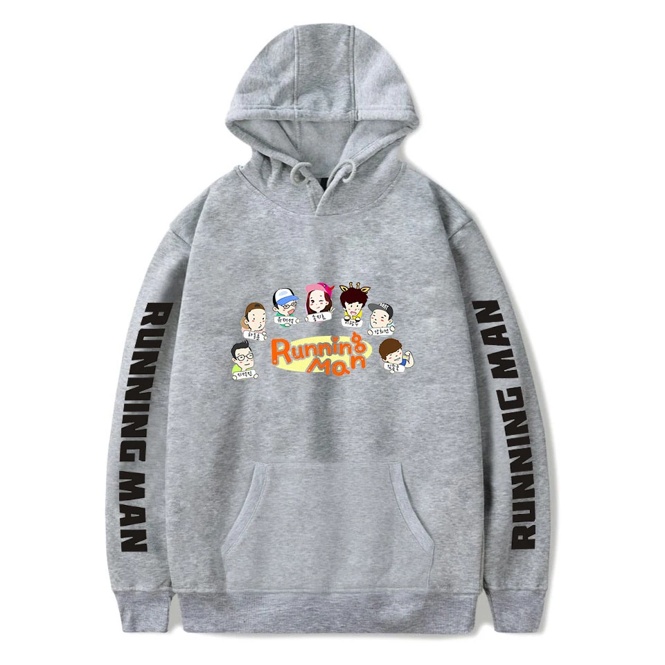 2026 Kpop تشغيل رجل كوريا متنوعة برنامج تلفزيوني جيد مخصص هوديس النساء/الرجال كم طويل قمصان سويت شيرت بقلنسوة ملابس الشارع الشهير غير رسمية