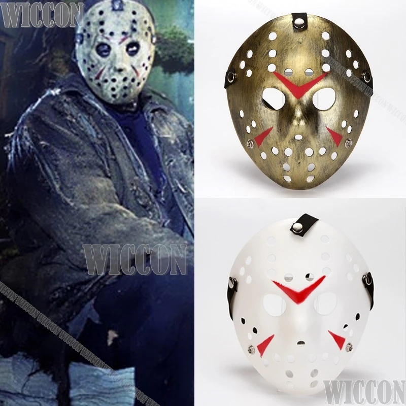 Scary Mask Jason Voorhees Freddy Movie Vs Jason Friday Cosplay Prop Man Mask Colorful Holloween Party Show Roleplay Horrible Set