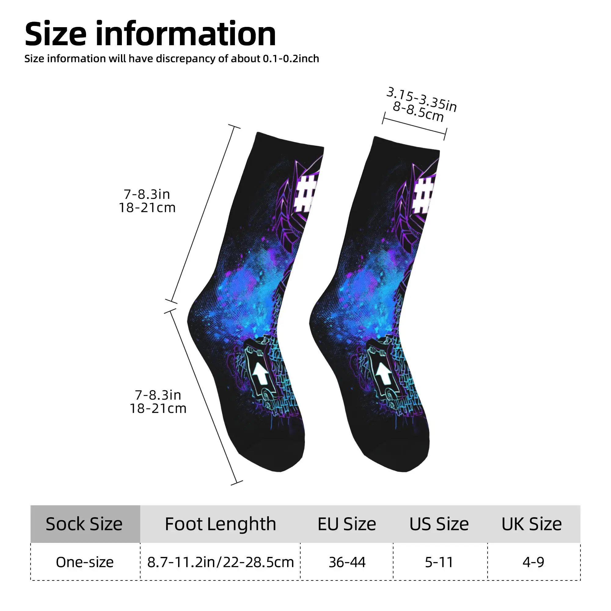 Calzini con stampa F-FortnitedS Merch per abiti da festa Calzini eleganti che assorbono il sudore