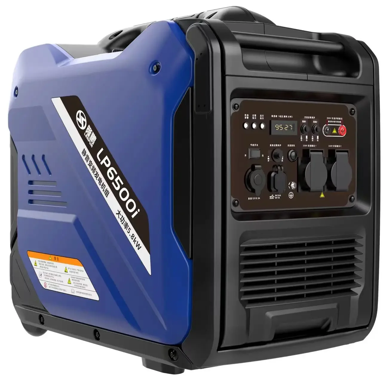 

Gasoline Generators 110V 220V 6kw Dual Voltage Portable Inverter Generator Silent For Home