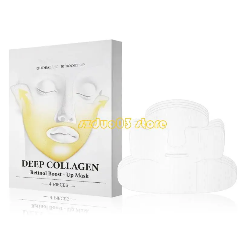 

RXJC Collagens Firming Face Mask Hydrating Moisturising Face Mask Pore Minimizing,Skin Elasticity Improvement for Women Men