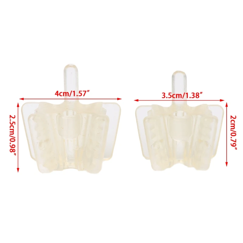 5pcs/bag Dental Silicone Mouth Opener Prop Support Holding Saliva Ejector Suction Tip Occlusal Pad Retractor Dentistry Equipment