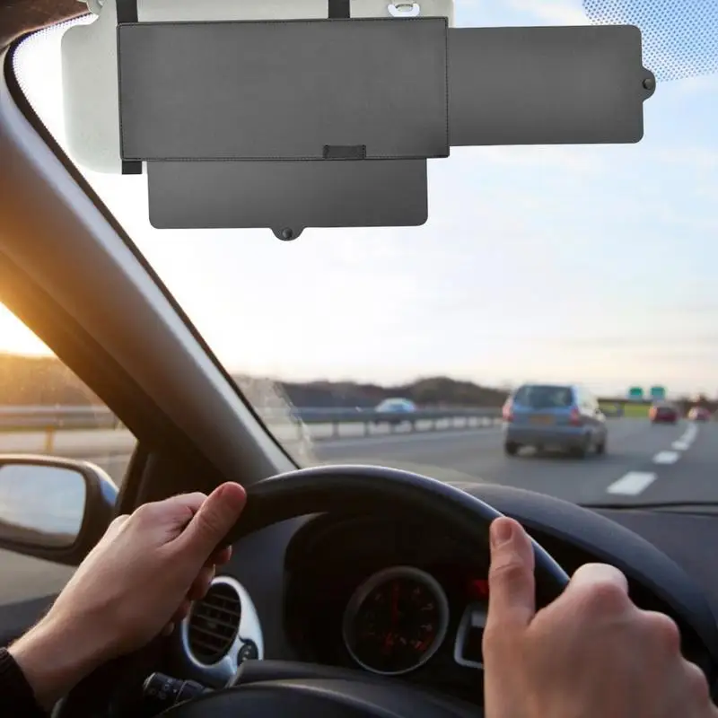 

Auto Sun Visor Extender Car Sun Visor Extender Shield Blocker Front Side Window Shade Retractable Vehicle Anti-Glare Sun Visor