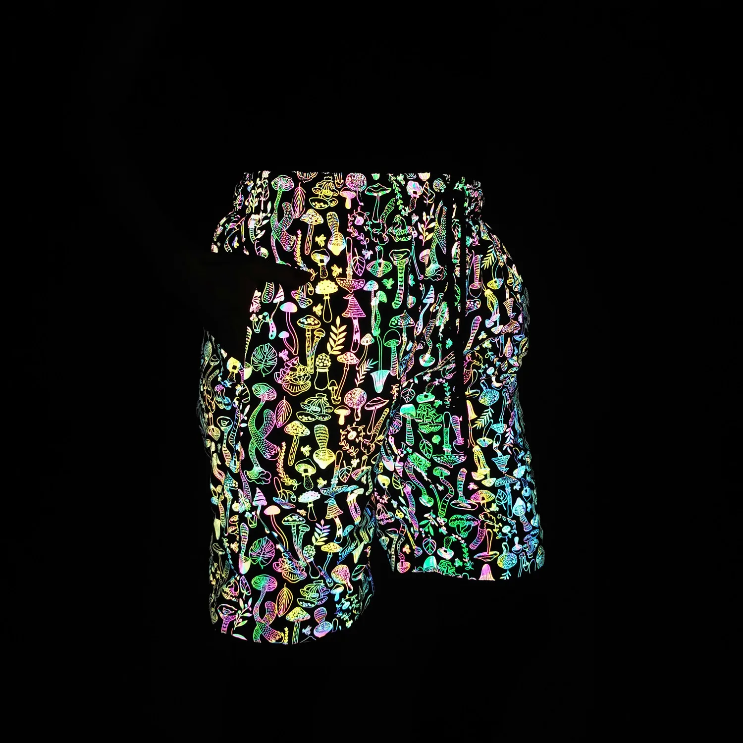 

Colorful Reflective Shorts Summer Women Men Techwear Night Jogging Cycling Motorcycle Reflect Light INS Y2K Harajuku Clothing