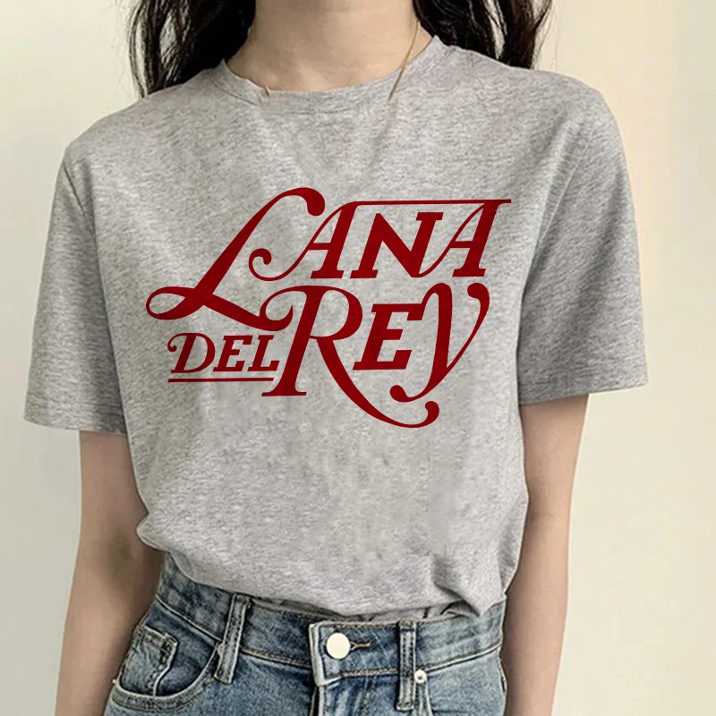 Piosenkarka mody Lana Del Rey Ldr grafika żeglarska T Shirt Harajuku kobiety Vintage koszulka z krótkim rękawem Streetwear koszulka damska