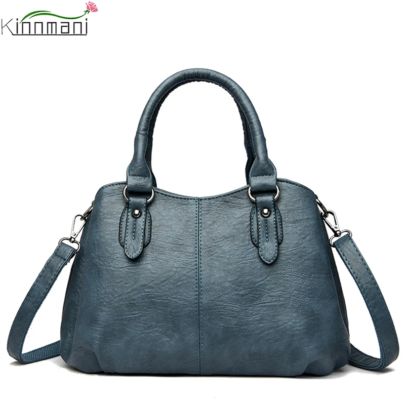 Women's Soft Leather Shoulder Bag 3-layer Large Capacity Casual Tote Purse and Handbag Designer Handbag Retro Women's Handbags